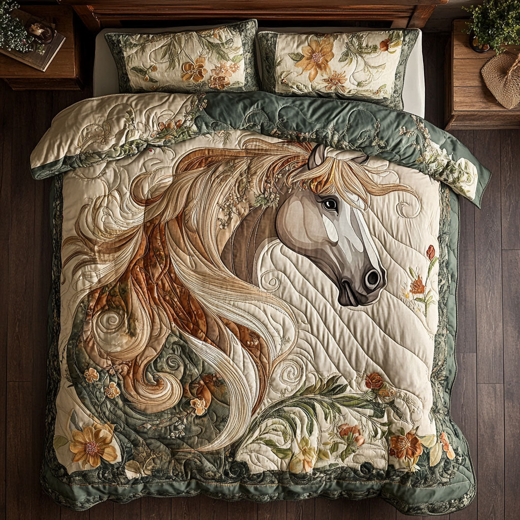 Majestic Horse WX0302105CL Duvet Cover Set