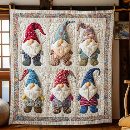 Gnome Gathering WJ2301014CL Quilt