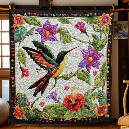 Blooming Hummingbird WJ0801003CL Quilt