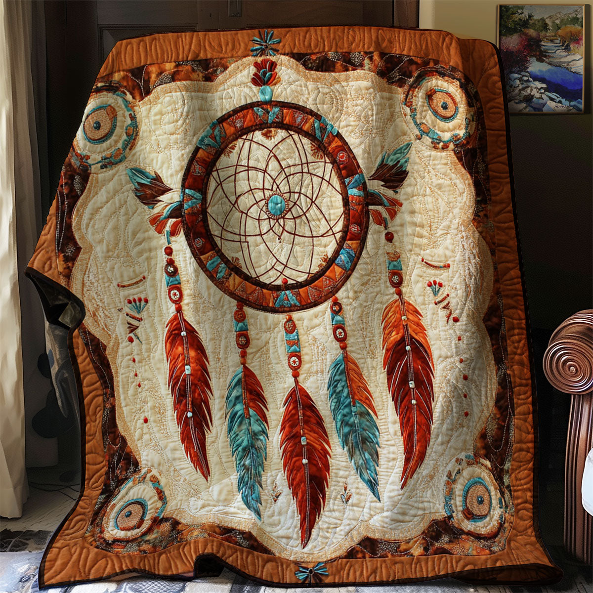 Native Dreamcatcher WJ2002017CL Quilt