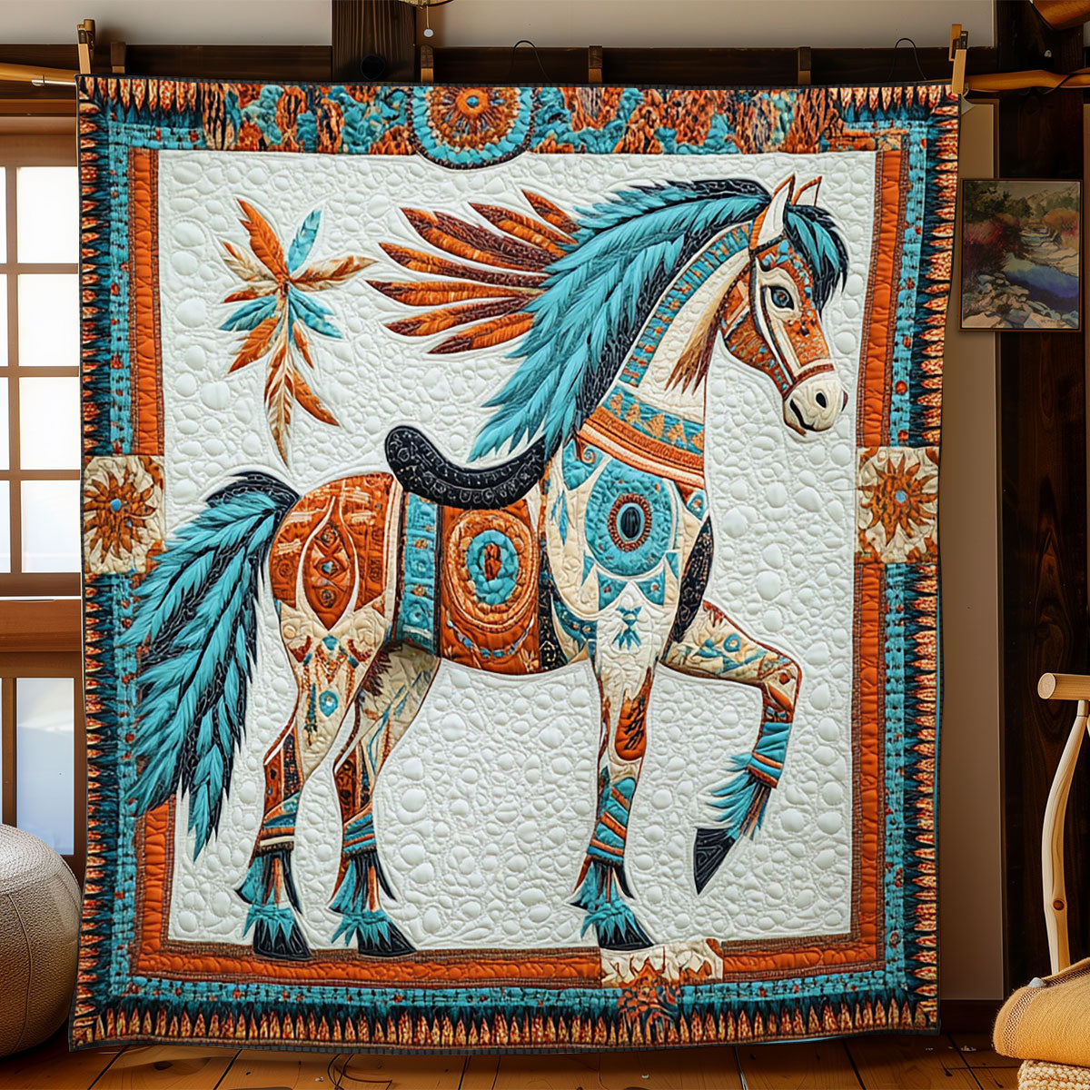 Tribal Gallop WJ1002039CL Quilt