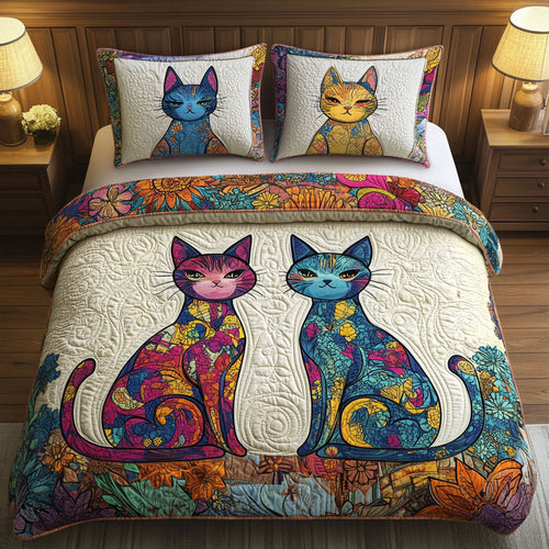 Meow Mosaic WJ0601031CL Duvet Cover Set