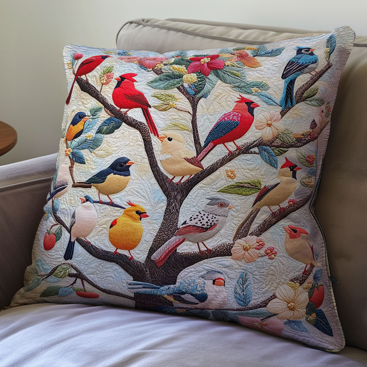 Bird Tree WX2401059CL Quilt Pillow Case