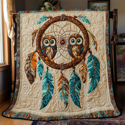 Native Dreamcatcher Owl WJ1801018CL Quilt