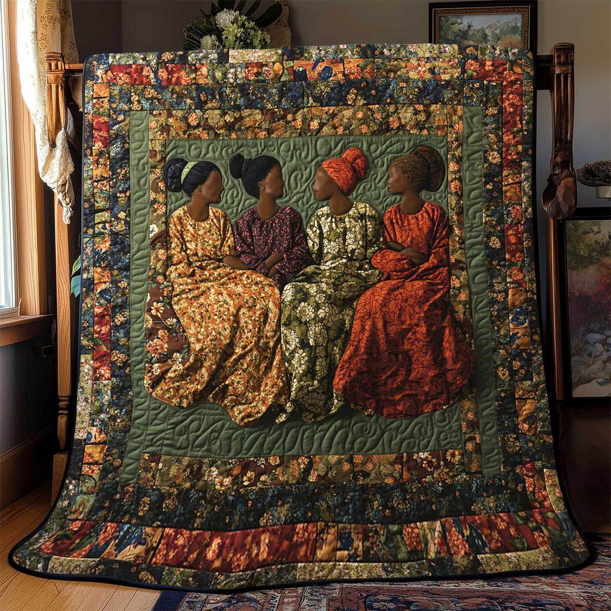 African Elegance WJ1001001CL Quilt