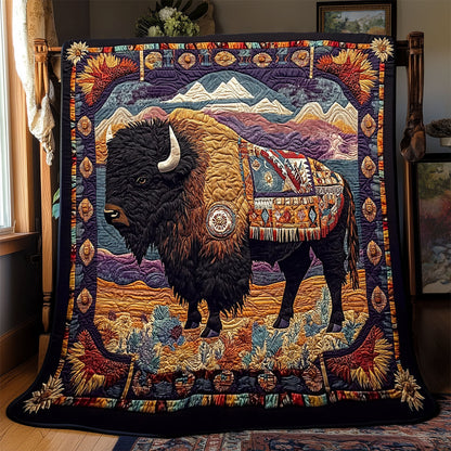 Bison Native American WX2201026CL Quilt