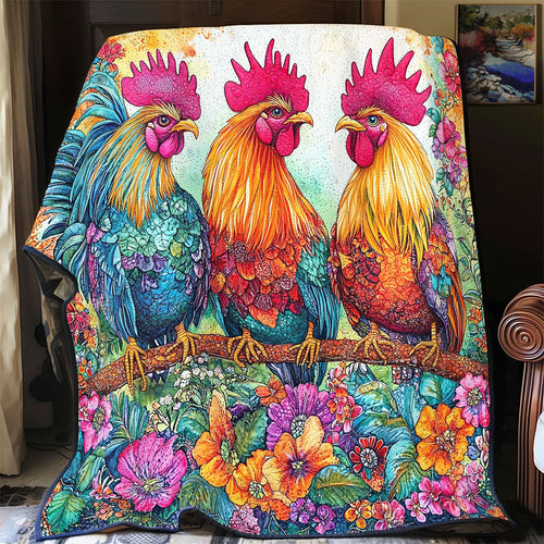 Triple Chicken WX1401043CL Quilt