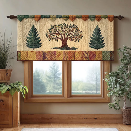 Tree Of Life WJ1403052CL Quilted Valance