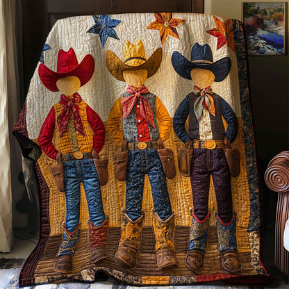 Cowboy Trio WJ0602006CL Quilt