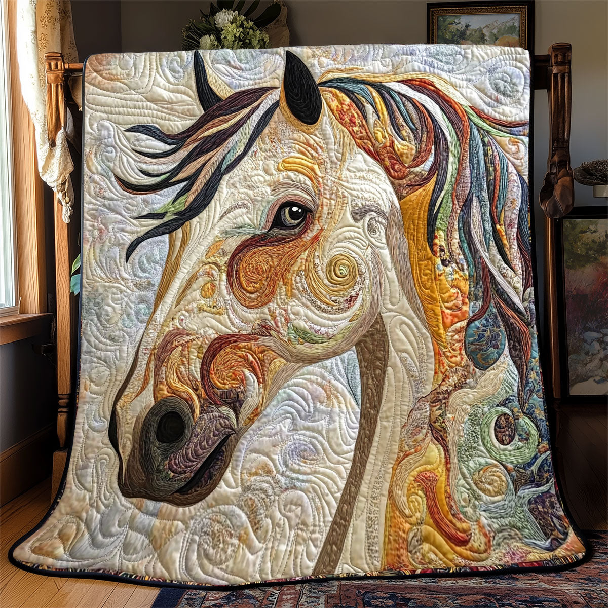 Horse WX2001047CL Quilt