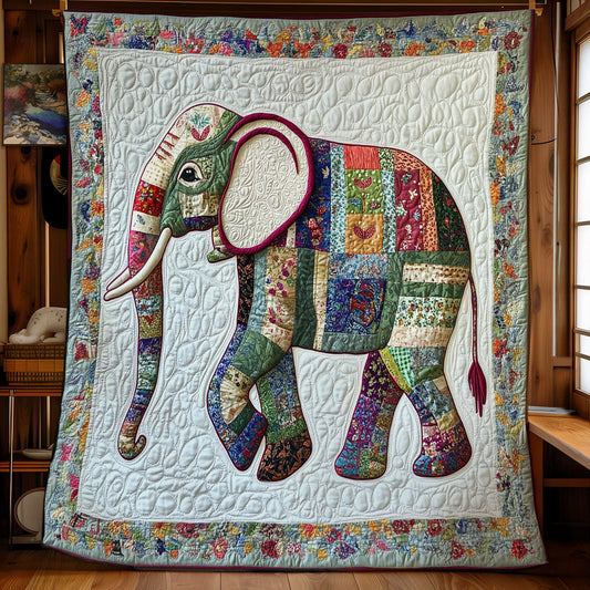 Vibrant Elephant WX0201041CL Quilt