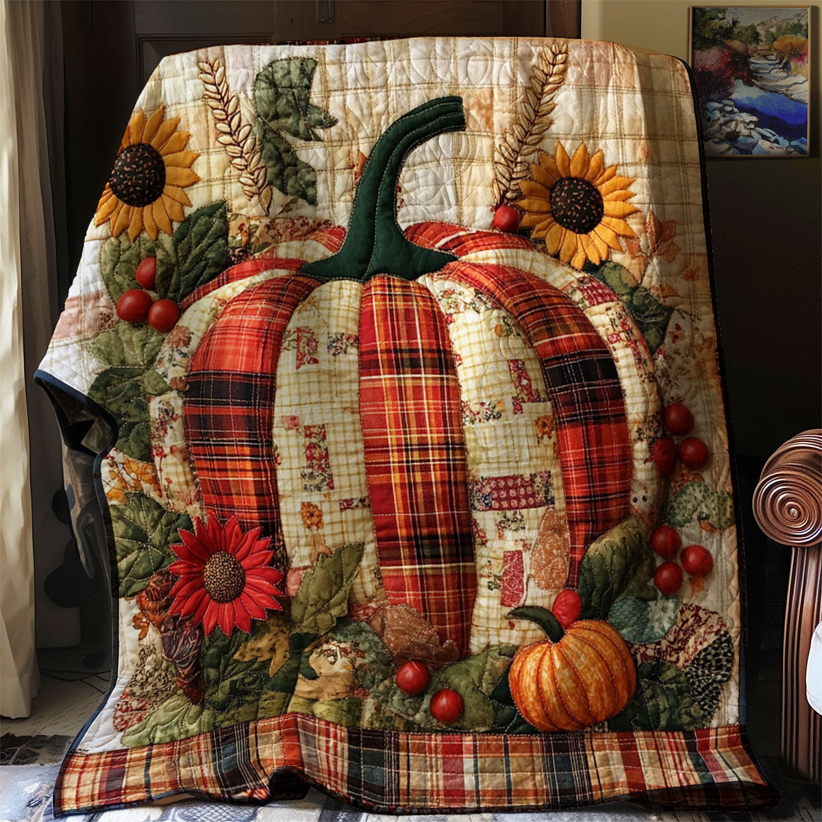 Thanksgiving Treasure WJ0701025CL Quilt