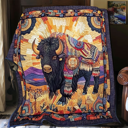 Bison Native American WX2201027CL Quilt