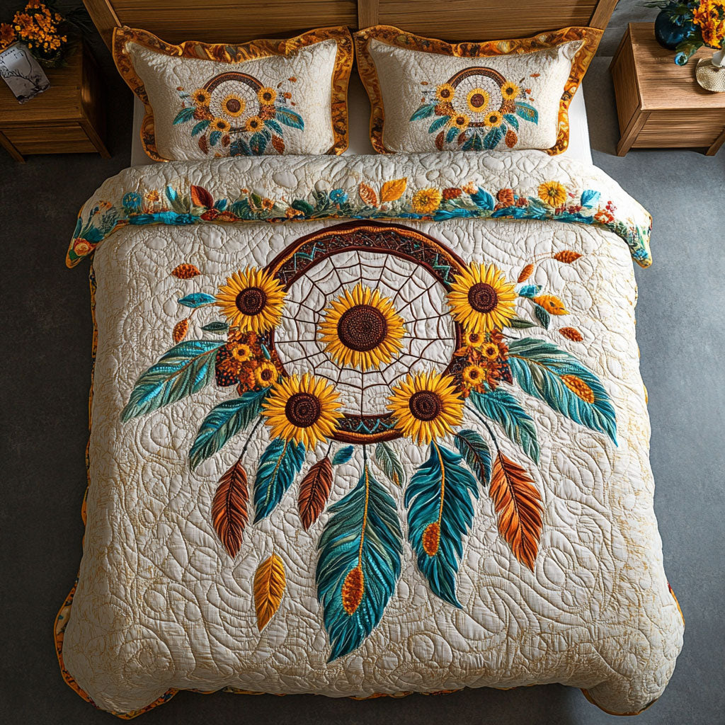 Native Sunflower Dreamcatcher WJ2301036CL Duvet Cover Set