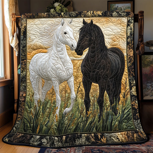 Couple Horse WX1601019CL Quilt