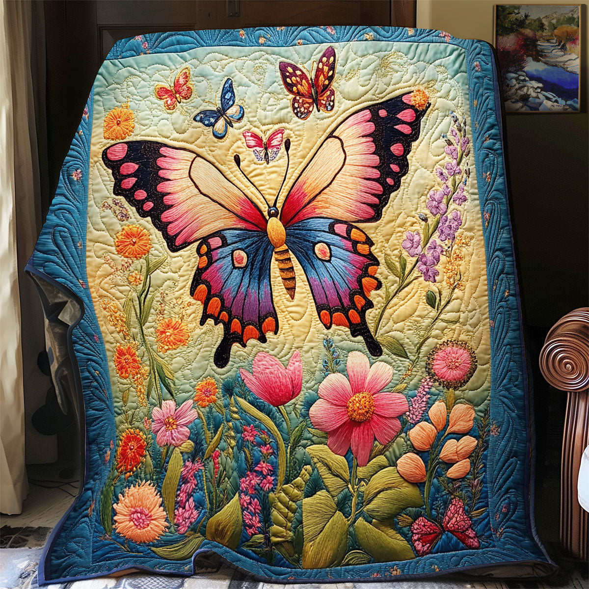 Butterfly Garden WX2001018CL Quilt