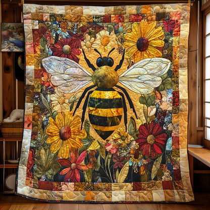 Bee Flower WX0301012CL Quilt