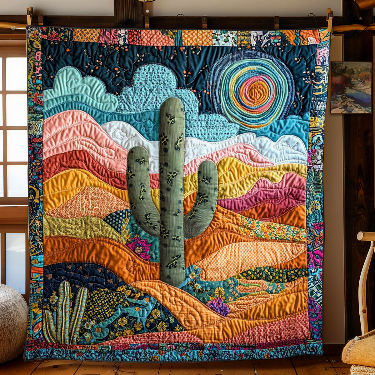 Cactus Sunset WJ2102007CL Quilt