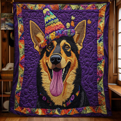 Energetic German Shepherd WX0301032CL Quilt