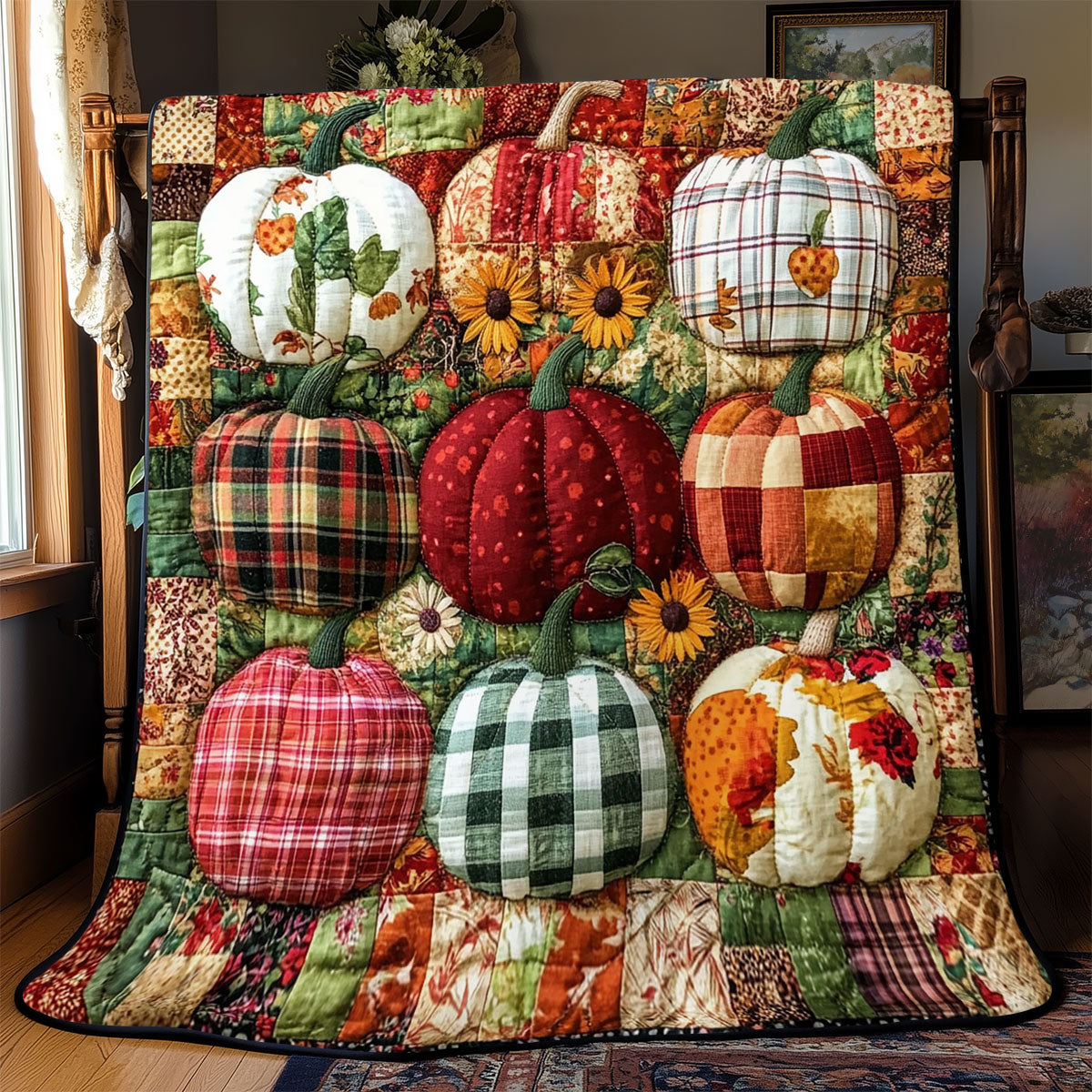 Thanksgiving Pumpkin WJ0401024CL Quilt