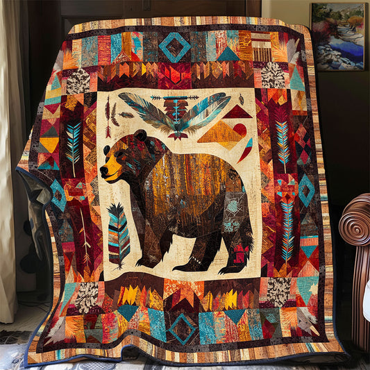 Bear Native American WX1701006CL Quilt