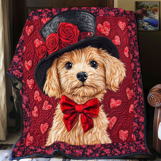 Valentine Dog WX0801045CL Quilt