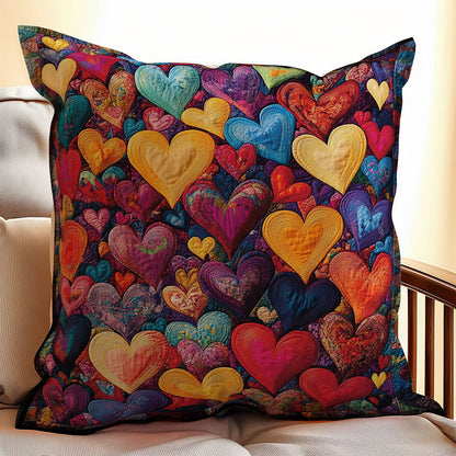 Heart WX1401077CL Quilt Pillow Case