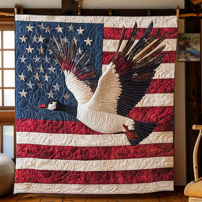 Patriotic Geese WJ0502021CL Quilt