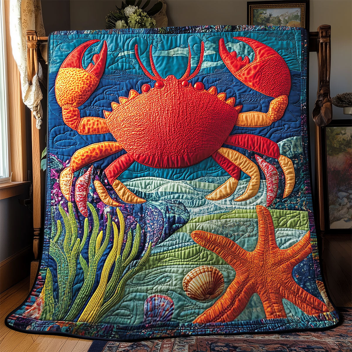 Crabby Coral Delight WJ2101006CL Quilt