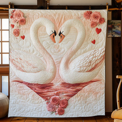 Swan In Love WJ1801022CL Quilt