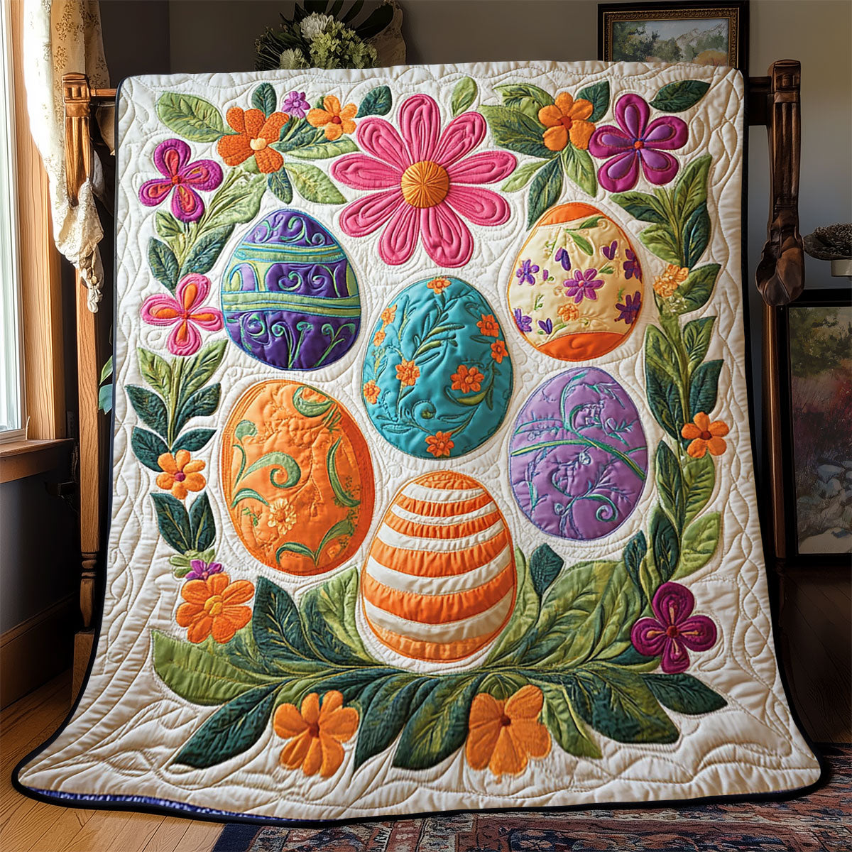 Easter Egg WJ2001010CL Quilt