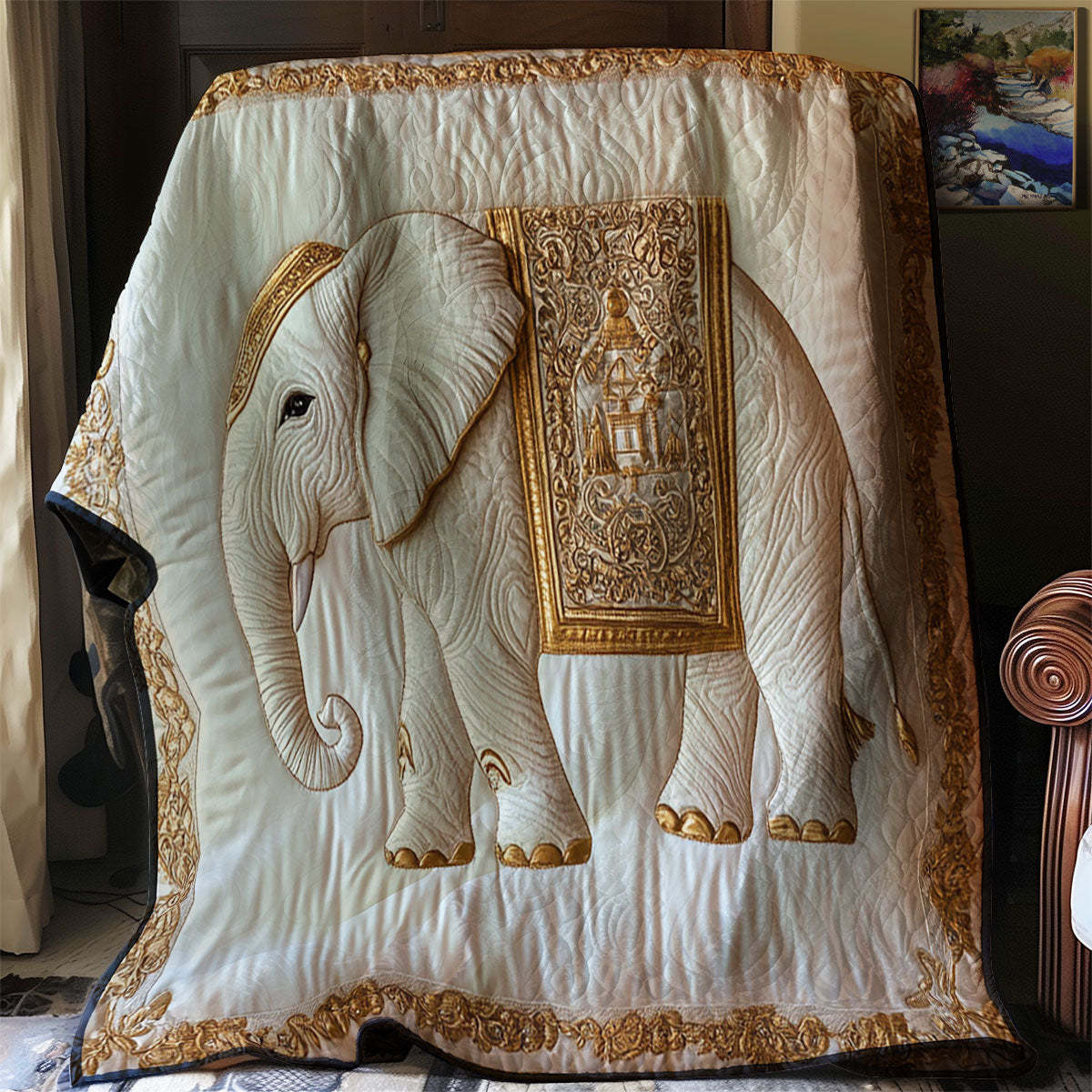 Luxurious Elephant WJ2301019CL Quilt