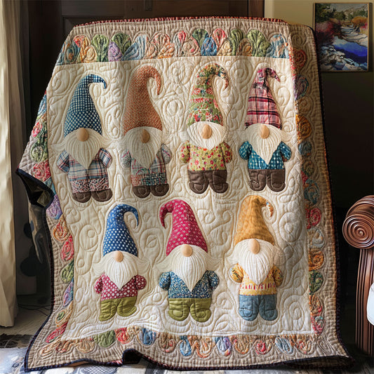 Gnome Gathering WJ1801016CL Quilt