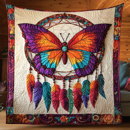 Native Dreamcatcher Butterfly WJ0502013CL Quilt