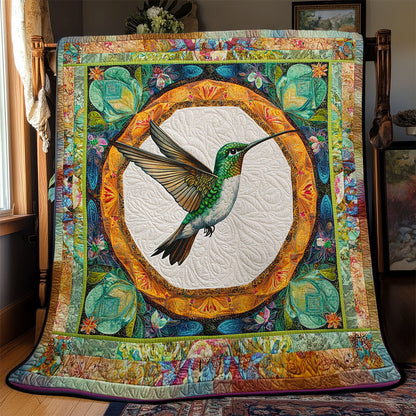 Mandala Hummingbird WJ0801014CL Quilt