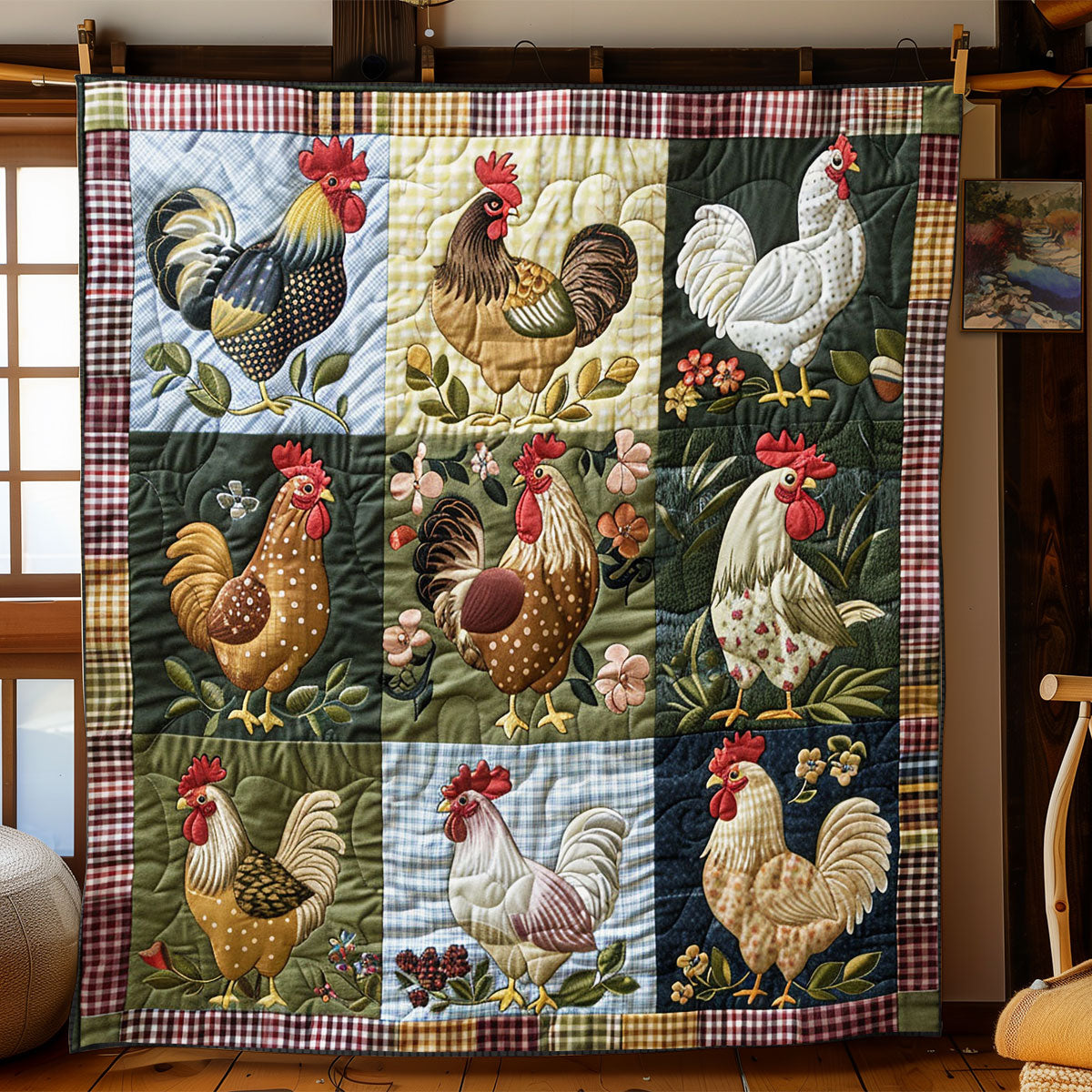 Chicken WJ2301005CL Quilt