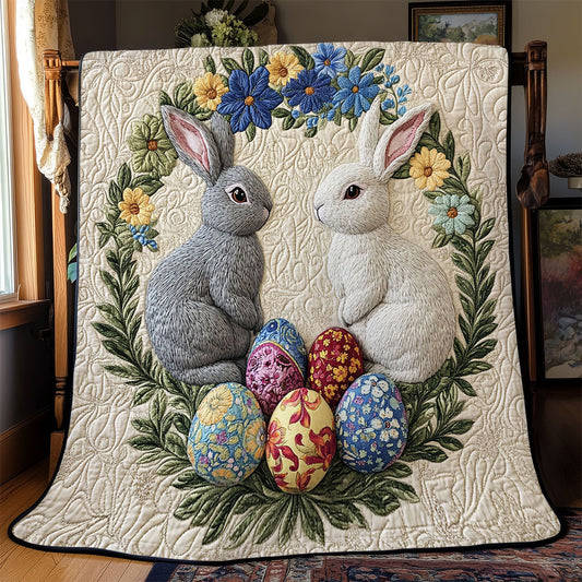 Easter Bunny Garden WJ2301009CL Quilt