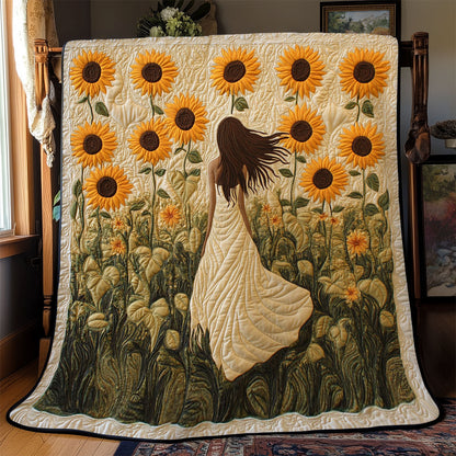 Sunflower Breeze WJ2002019CL Quilt