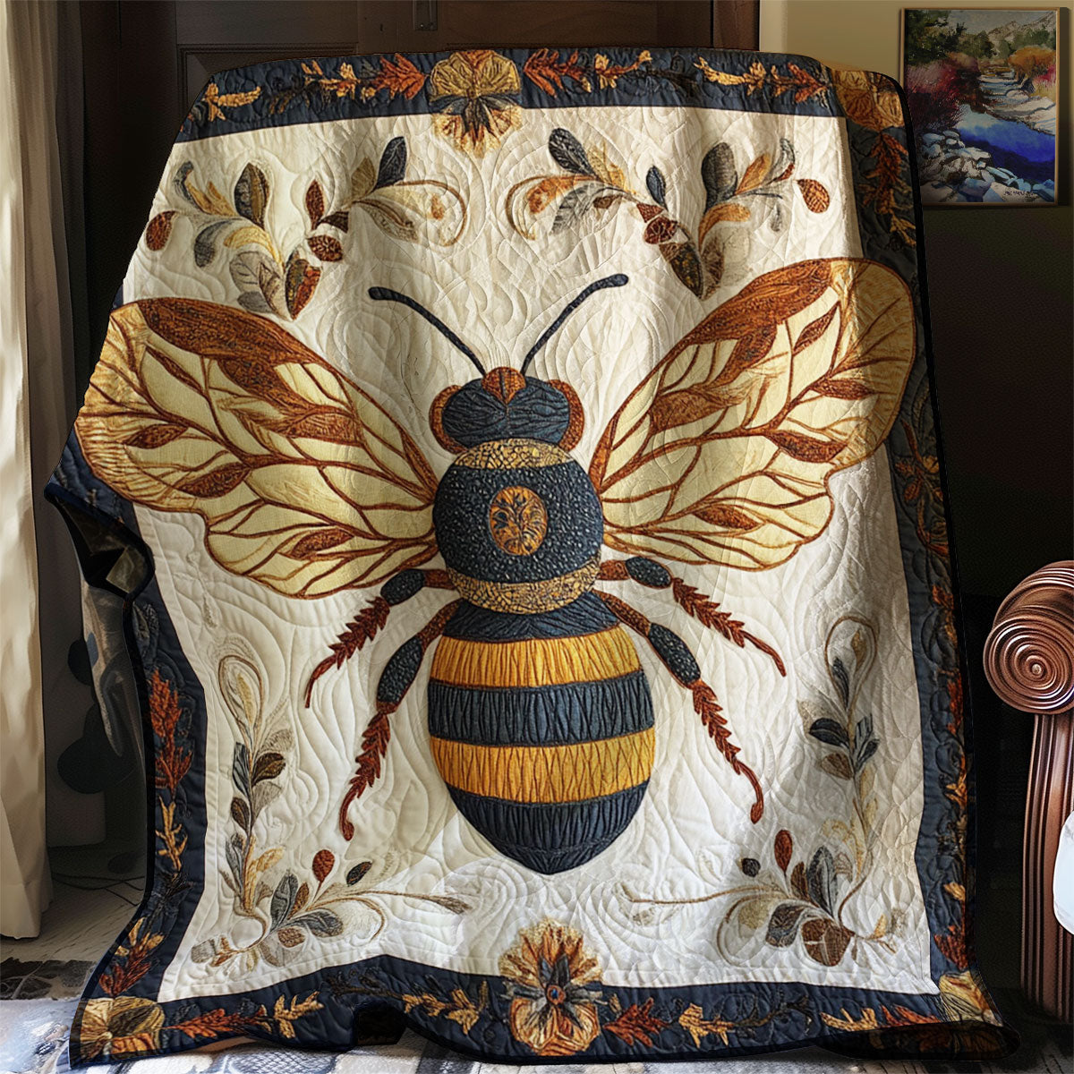 Queen Bee WJ0502023CL Quilt