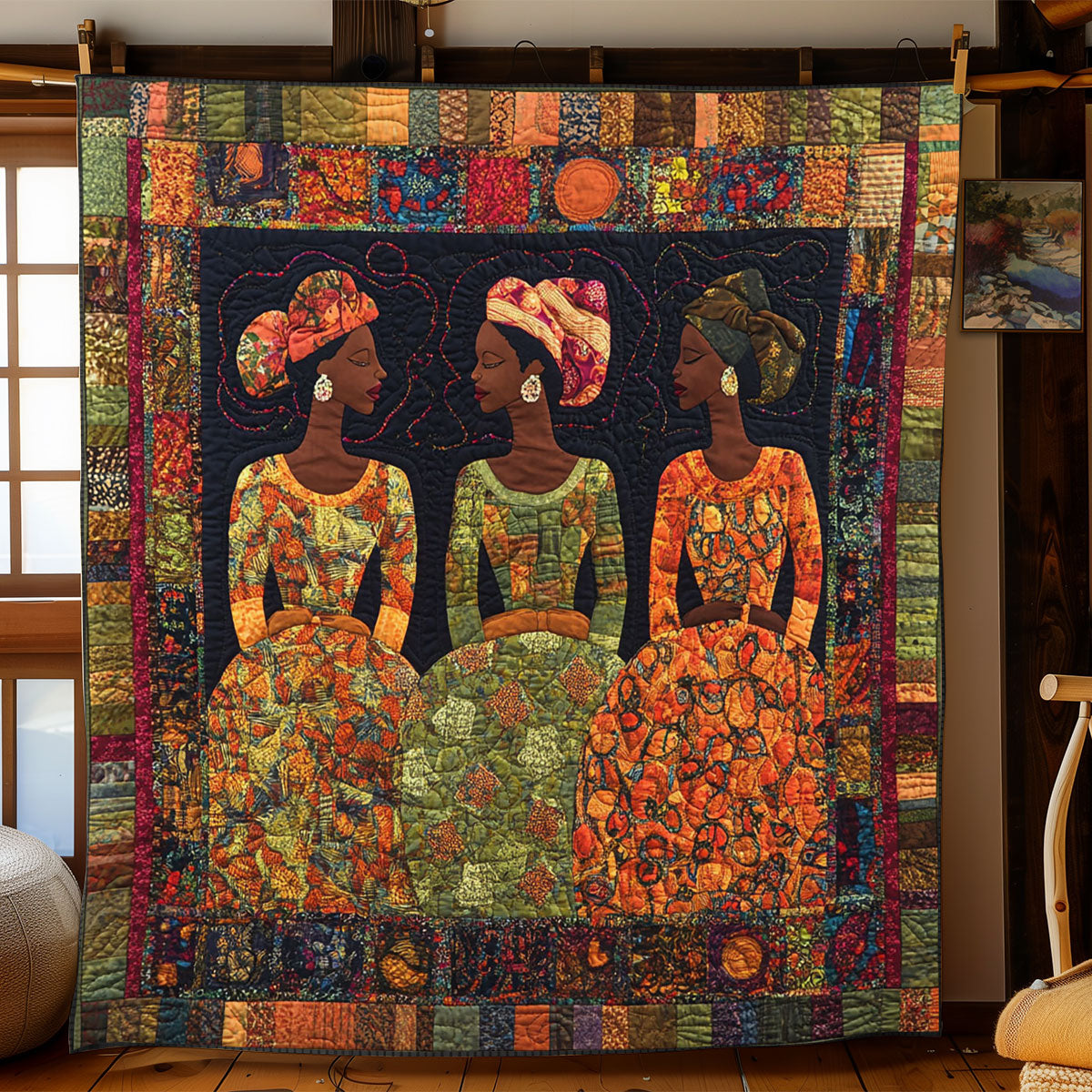 African Elegance WJ1001002CL Quilt