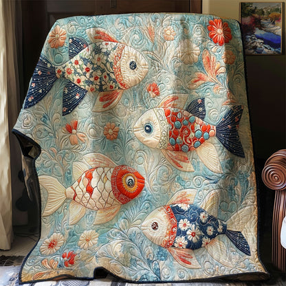 Fish Tale Bliss WJ0401005CL Quilt