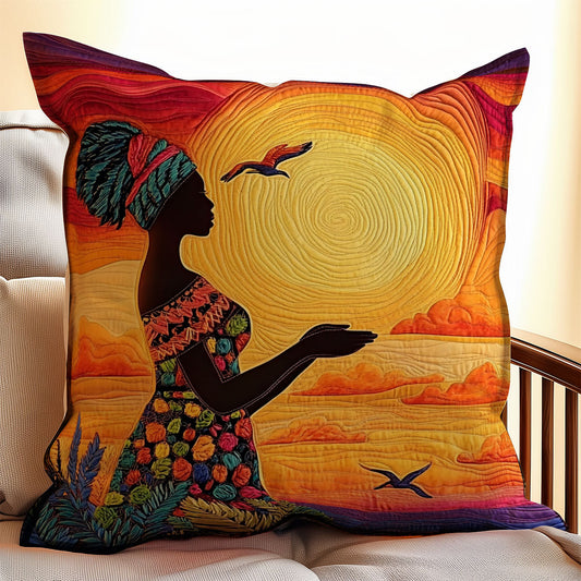 Africa Woman WX0501084CL Quilt Pillow Case