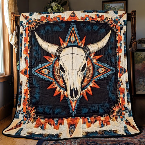 Skull Native American WX0302071CL Quilt