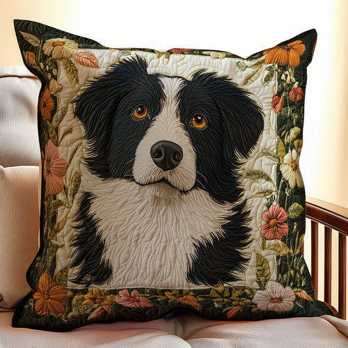 Adorable Border Collie WX1802116CL Quilt Pillow Case