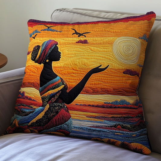 Africa Woman WX0501085CL Quilt Pillow Case