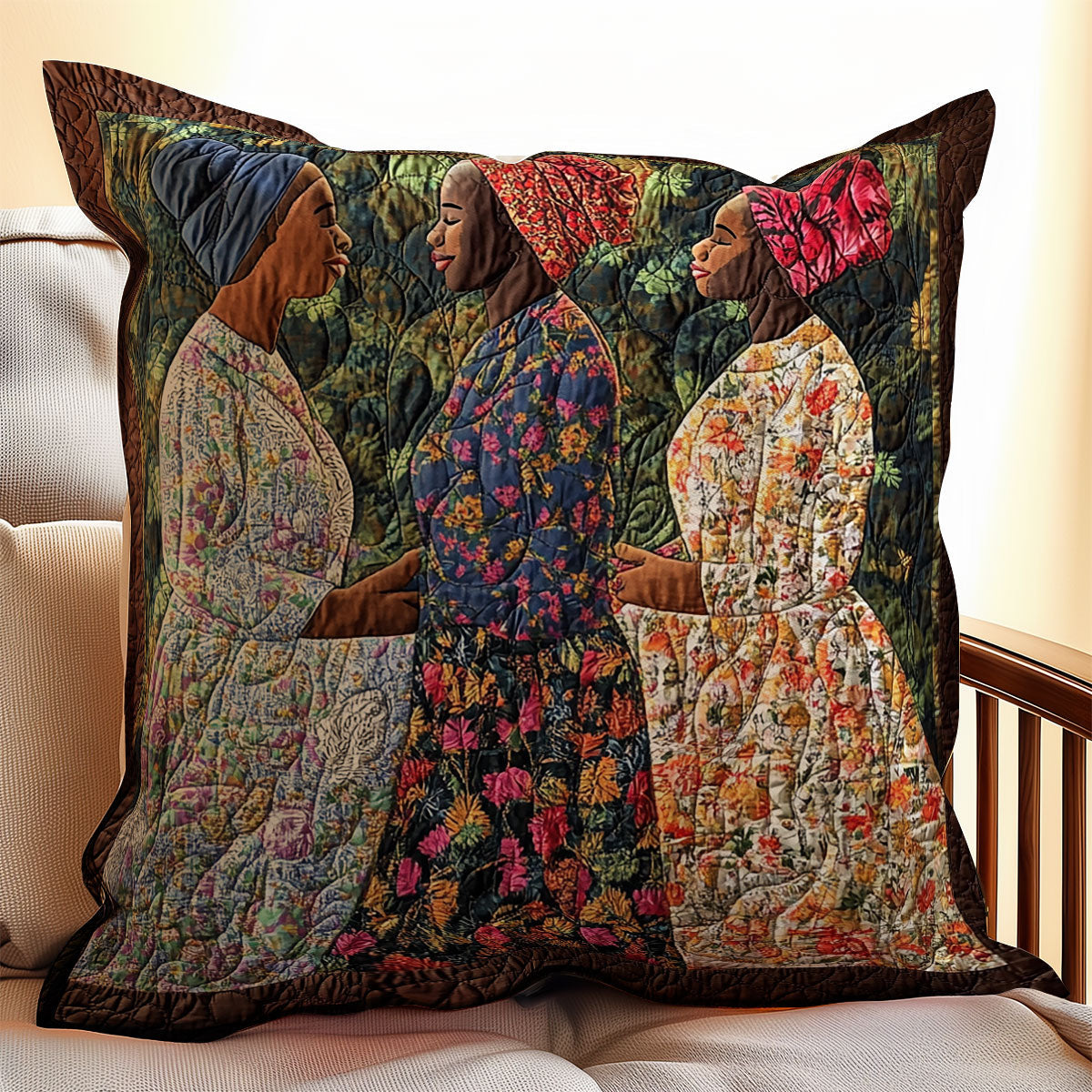 African Woman WX1802128CL Quilt Pillow Case