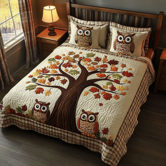 Autumn Owl WJ0703033CL Duvet Cover Set