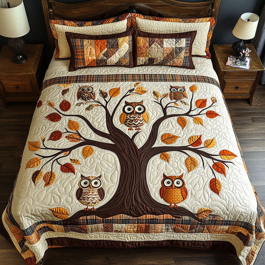 Autumn Owl WJ0803033CL Duvet Cover Set