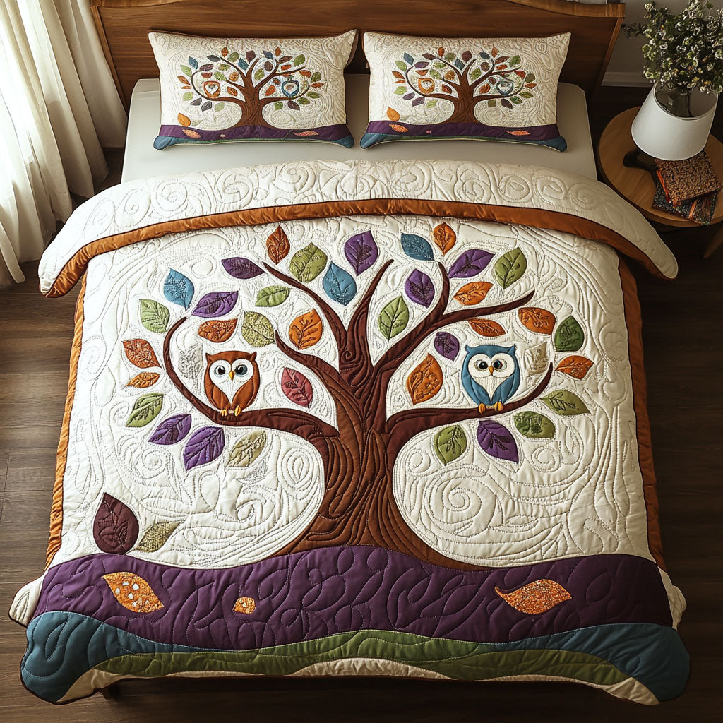 Autumn Owl WJ0803034CL Duvet Cover Set