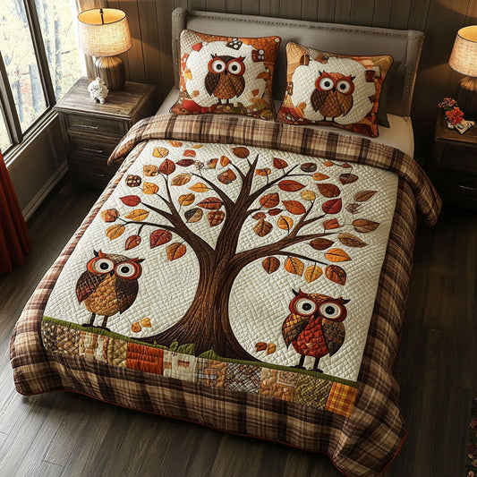 Autumn Owl WJ1003026CL Duvet Cover Set